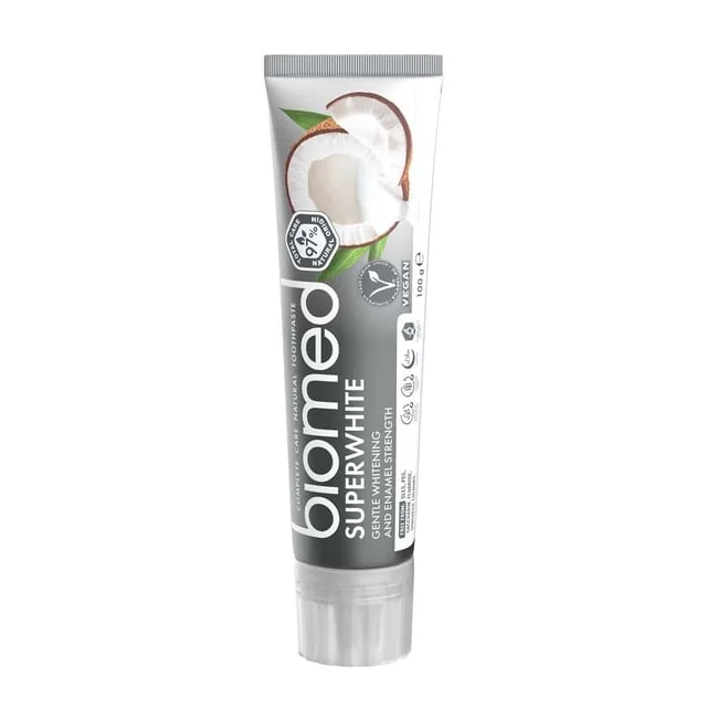 Biomed Superwhite Tandkräm Hydroxiapatit 100 g