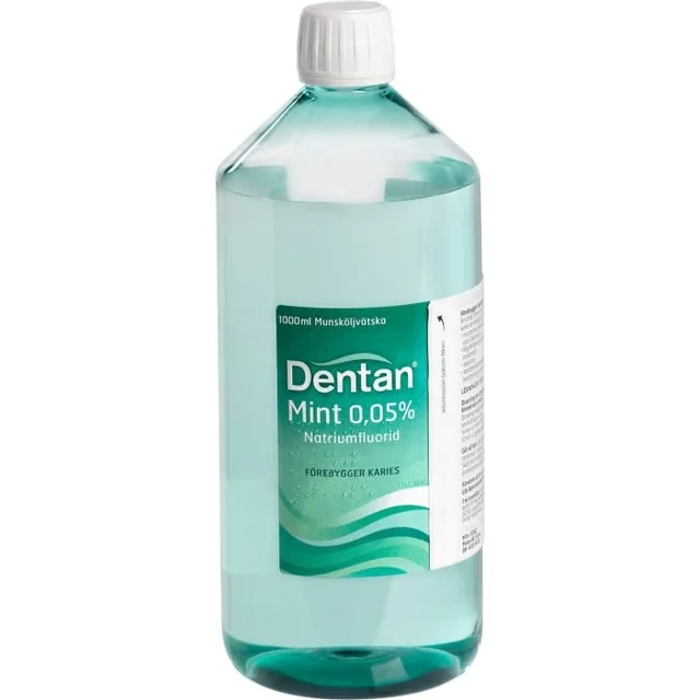 Dentan Mint munskölj 0,05 procent 1000 ml
