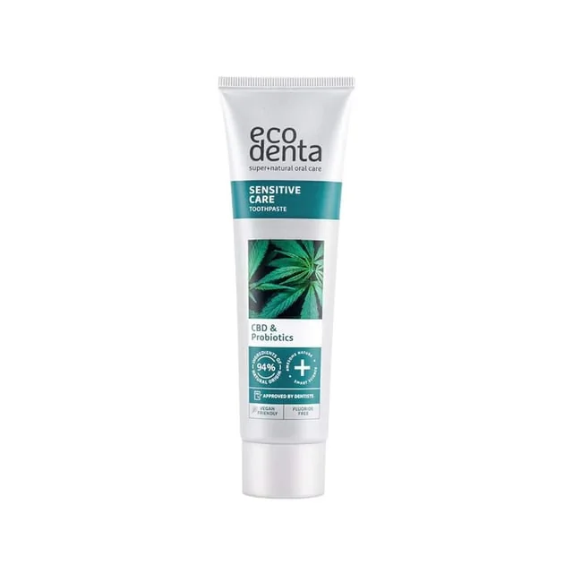 Ecodenta Sensitive Toothpaste With Cbd And Probiotics 100 ml