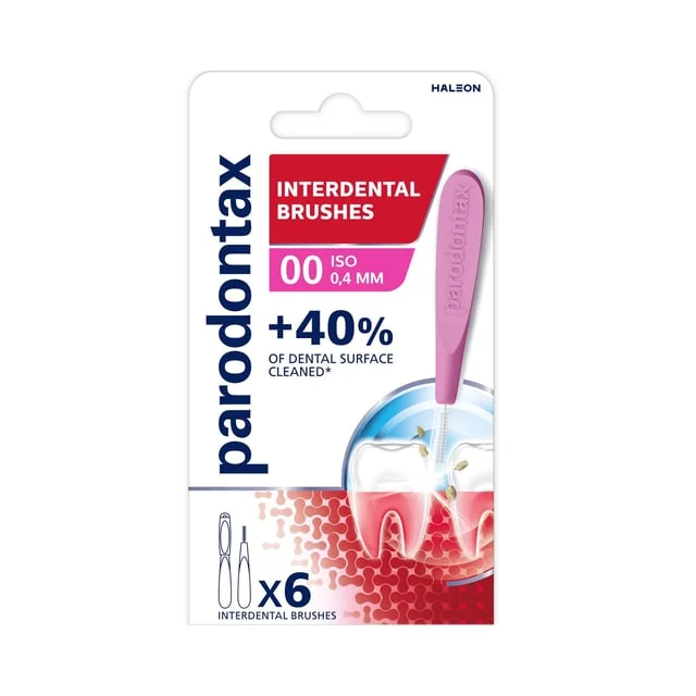 Parodontax mellanrumsborste 0,4 mm i sexpack