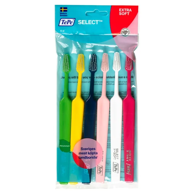 TePe Select Extra Soft tandborste i sexpack