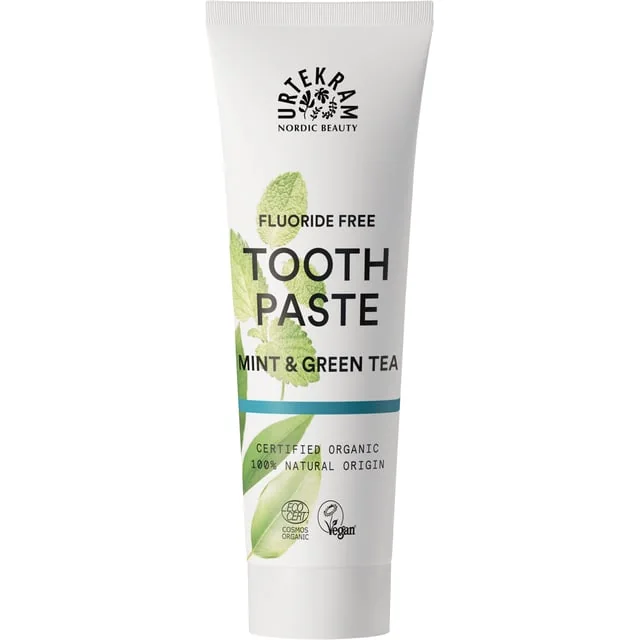 Urtekram Beauty Mint och Green Tea Toothpaste Organic 75 ml