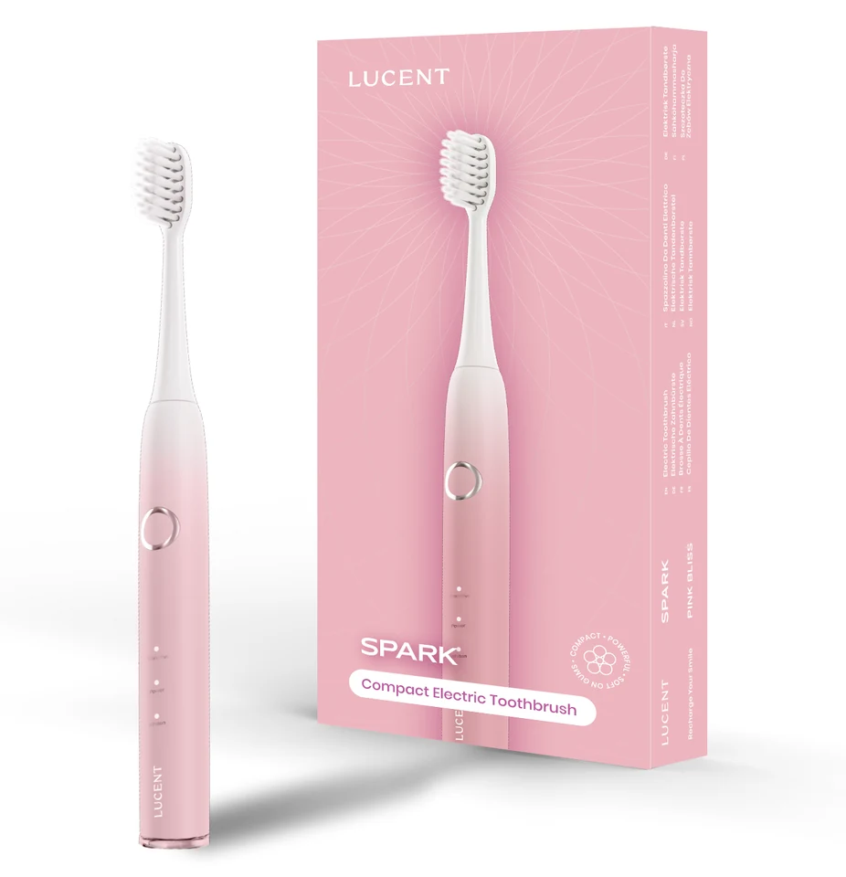 Be Lucent Spark Sonic Eltandborste Pink Bliss
