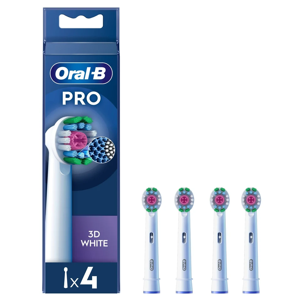 Oral-B 3D White borsthuvuden i fyrpack