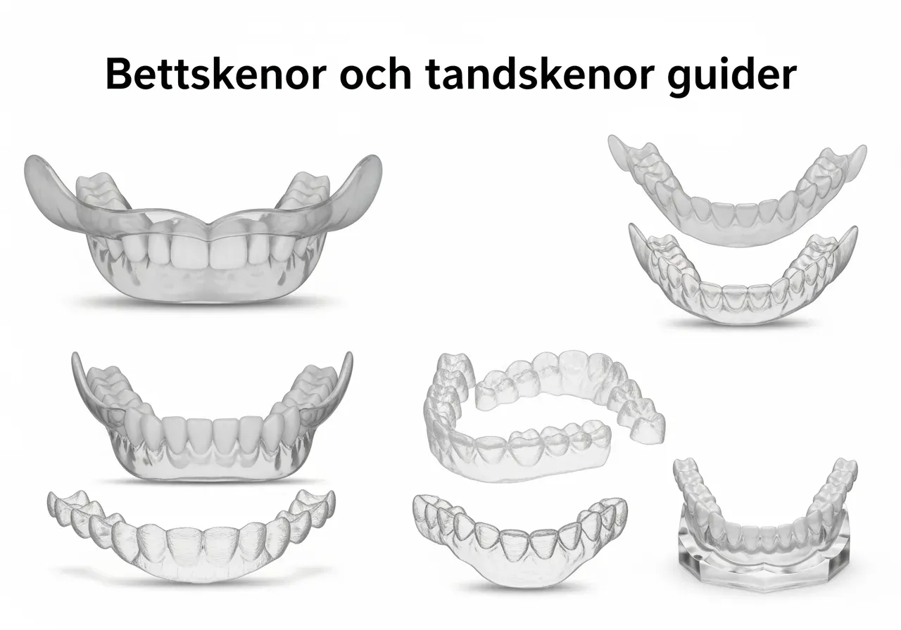 Bettskenor och tandskenor guider