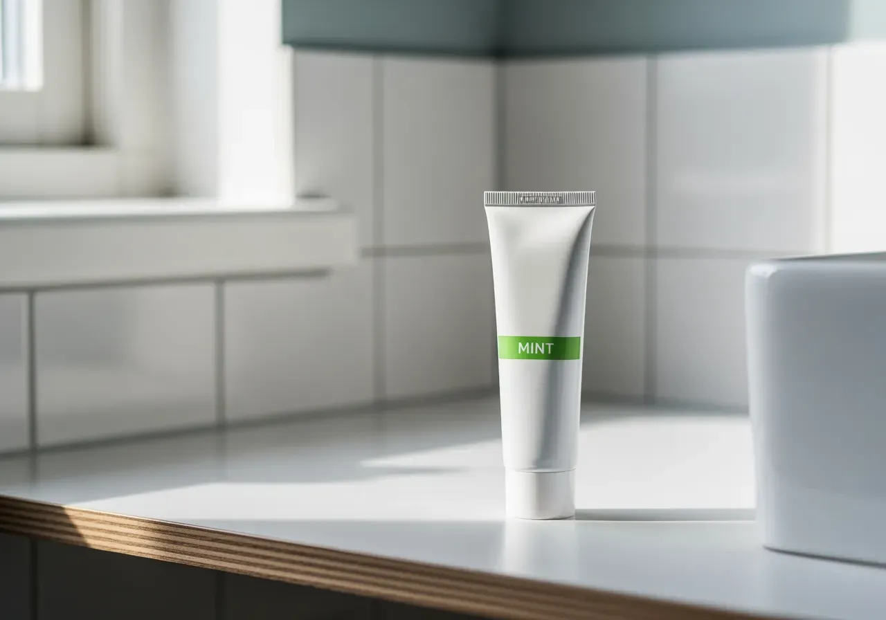 Minttandkräm mot dålig andedräkt