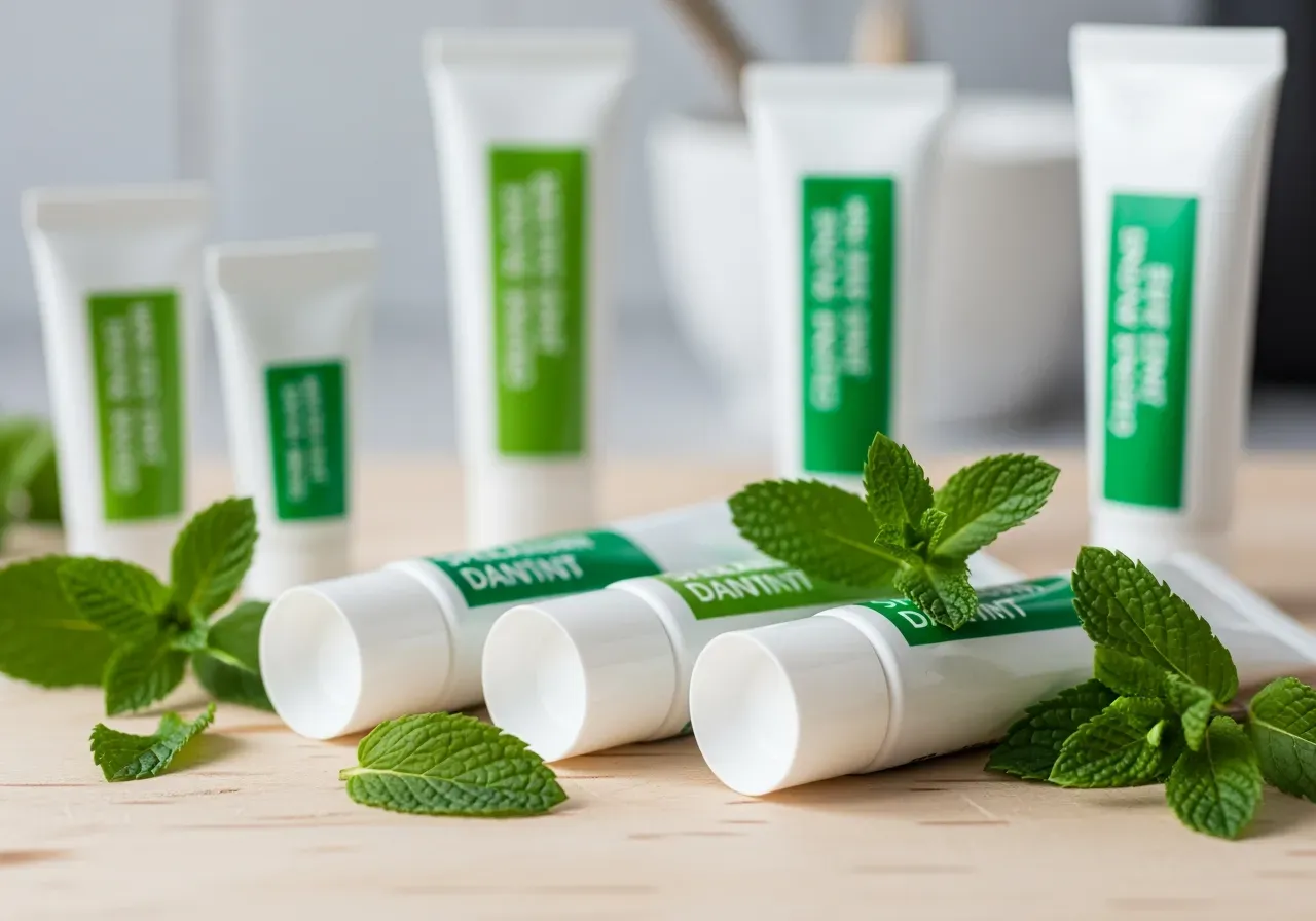 Välja minttandkräm för fräsch andedräkt