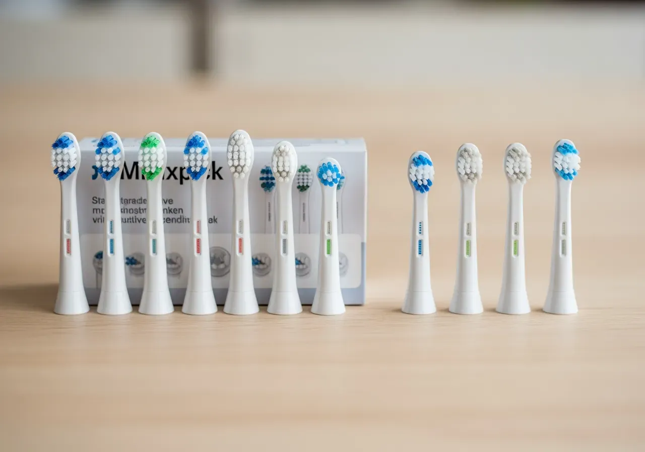 Mixpack och standard borsthuvuden guide