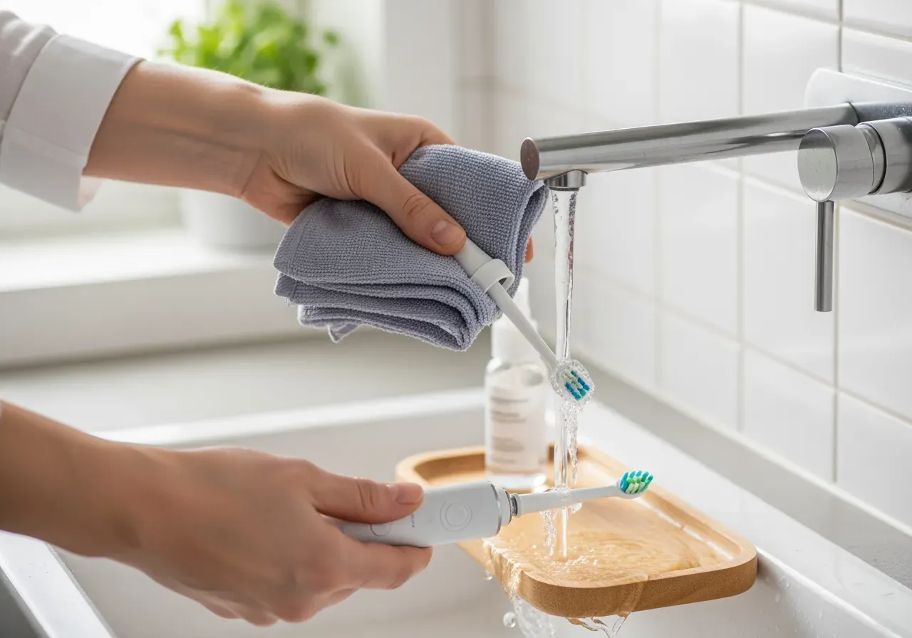 Skötsel av sonisk eltandborste