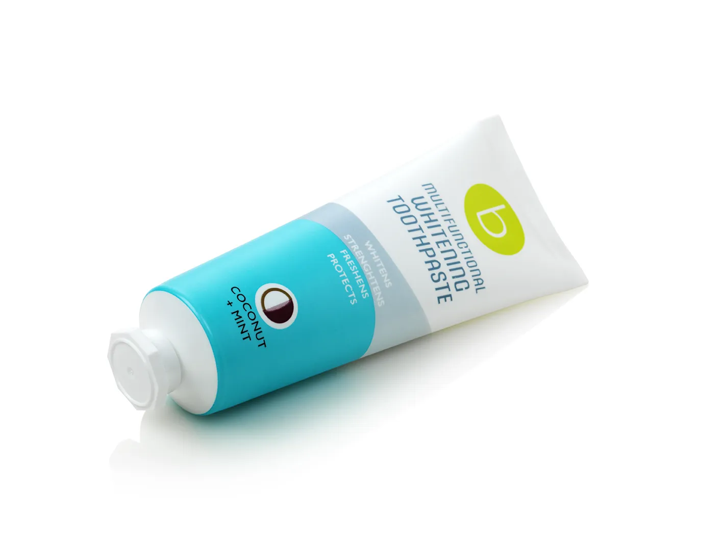 Multifunctional Whitening Tandkräm Kokos + Mint 25ml