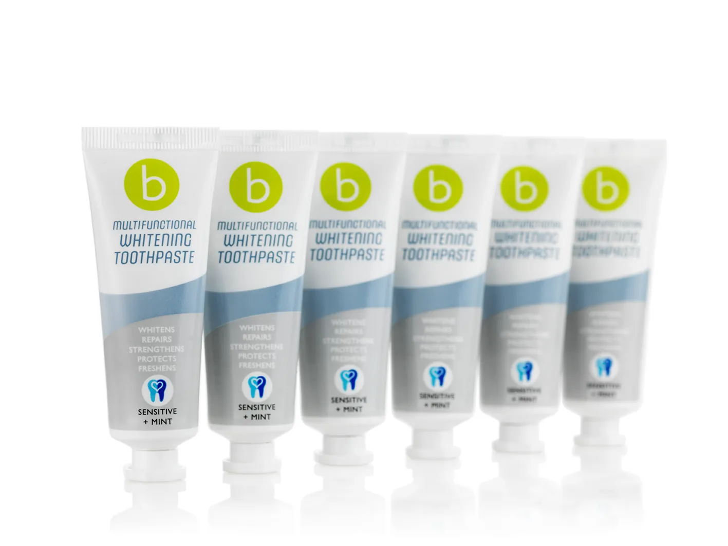 Multifunctional Whitening Tandkräm Sensitive Mint 75ml  6-pack