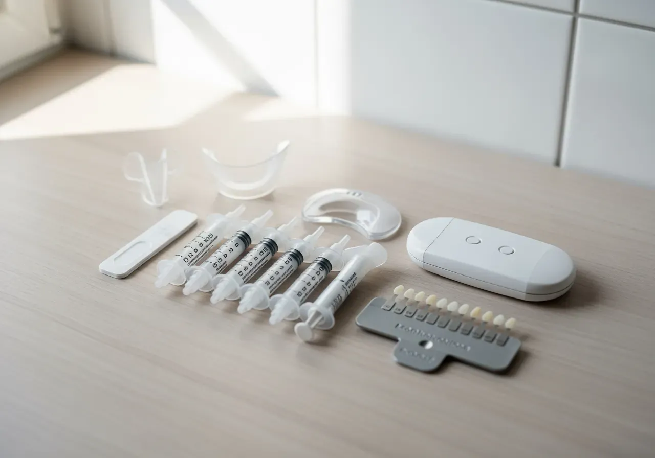 Kompletta tandblekningspaket för hemmabruk