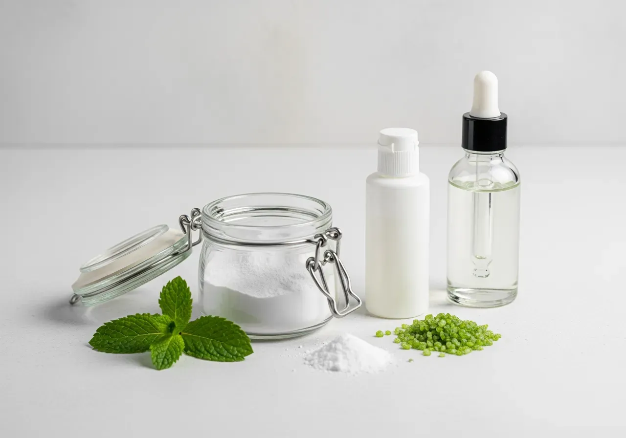 Ingredienser i vitgörande tandkräm